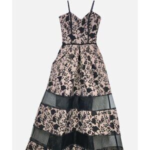 0 Beside Couture By Gemy Maalouf Lace Mesh Ballgown Dress Prom Evening